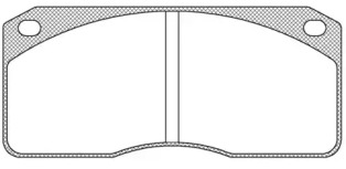 Комплект тормозных колодок ROADHOUSE JSX 2278.00