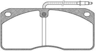 Комплект тормозных колодок ROADHOUSE JSX 2278.40