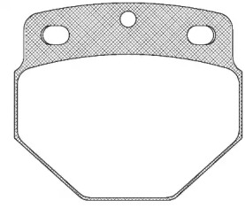 Комплект тормозных колодок ROADHOUSE JSX 2327.00