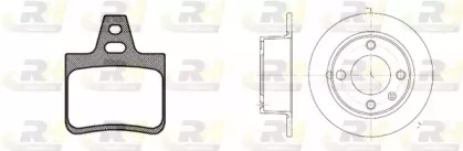 Комплект тормозов ROADHOUSE 8102.00