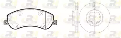 Комплект тормозов, дисковый тормозной механизм ROADHOUSE 81250.00