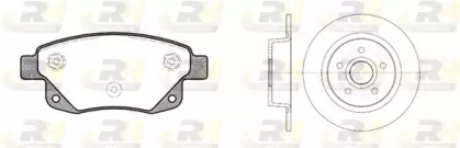 Комплект тормозов, дисковый тормозной механизм ROADHOUSE 81252.01