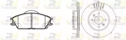 Комплект тормозов, дисковый тормозной механизм ROADHOUSE 8224.01