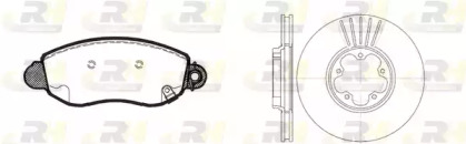 Комплект тормозов, дисковый тормозной механизм ROADHOUSE 8772.01