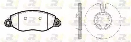 Комплект тормозов, дисковый тормозной механизм ROADHOUSE 8772.02