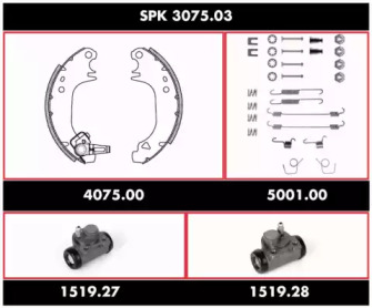 Комплект тормозов ROADHOUSE SPK 3075.03