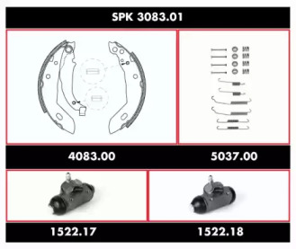 Комплект тормозов ROADHOUSE SPK 3083.01