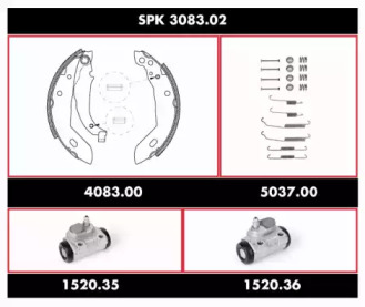 Комплект тормозов ROADHOUSE SPK 3083.02