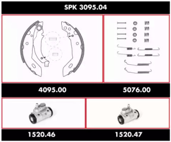 Комплект тормозов ROADHOUSE SPK 3095.04