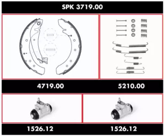 Комплект тормозов ROADHOUSE SPK 3719.00