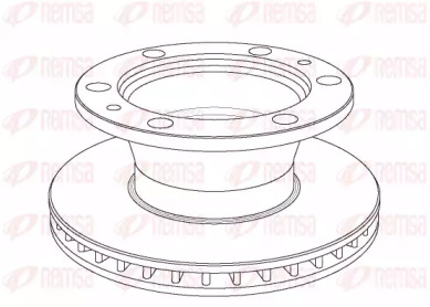 Тормозной диск REMSA NCA1023.20