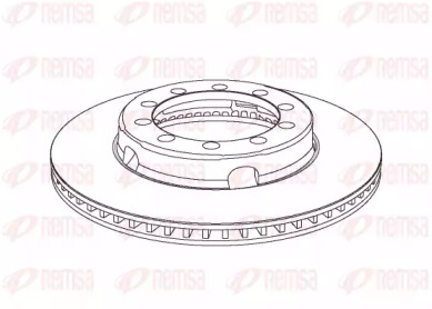 Тормозной диск REMSA NCA1028.20