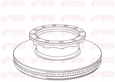Тормозной диск REMSA NCA1029.20
