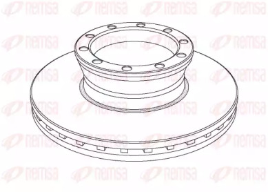 Тормозной диск REMSA NCA1041.20