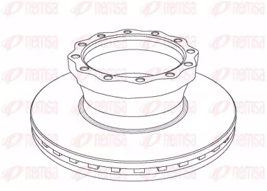 Тормозной диск REMSA NCA1043.20