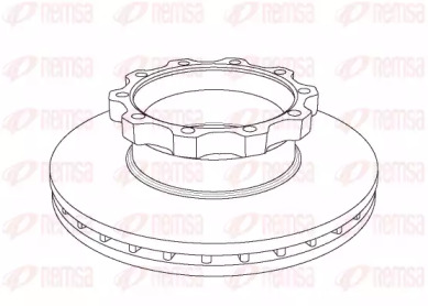 Тормозной диск REMSA NCA1044.20