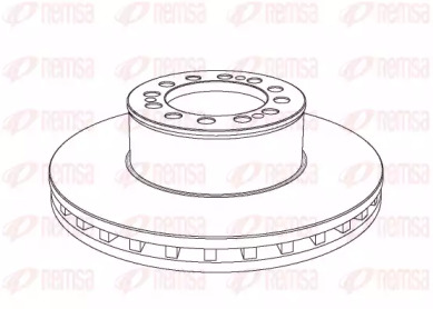 Тормозной диск REMSA NCA1046.20