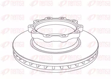 Тормозной диск REMSA NCA1047.20