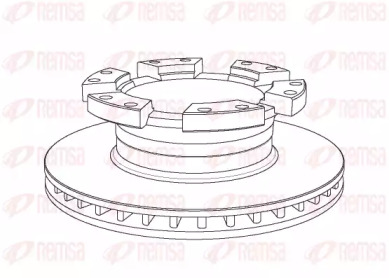 Тормозной диск REMSA NCA1049.20