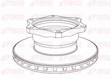 Тормозной диск REMSA NCA1058.20