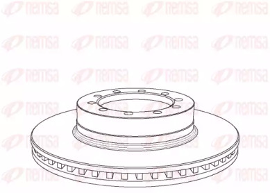 Тормозной диск REMSA NCA1071.20