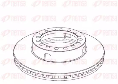 Тормозной диск REMSA NCA1072.20