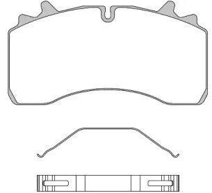 Комплект тормозных колодок REMSA JCA 1075.00