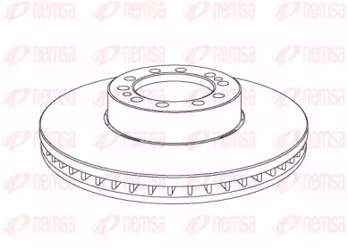 Тормозной диск REMSA NCA1075.20