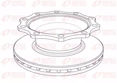 Тормозной диск REMSA NCA1078.20