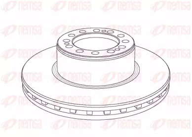 Тормозной диск REMSA NCA1079.20