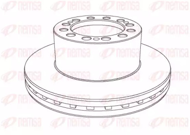 Тормозной диск REMSA NCA1109.20