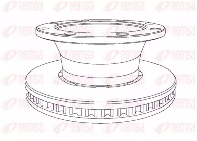 Тормозной диск REMSA NCA1124.20