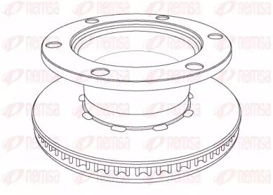 Тормозной диск REMSA NCA1125.20