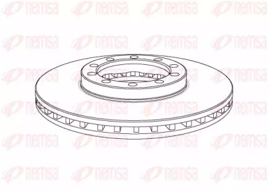 Тормозной диск REMSA NCA1138.20