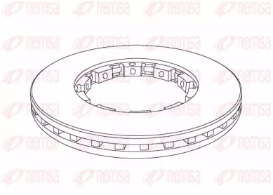 Тормозной диск REMSA NCA1143.20