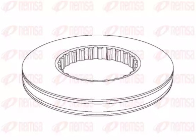 Тормозной диск REMSA NCA1146.10