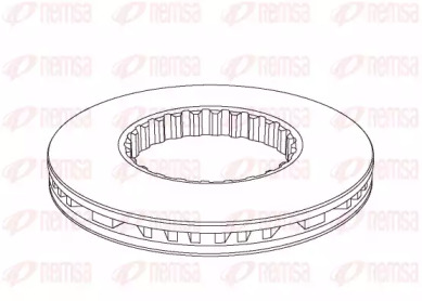 Тормозной диск REMSA NCA1146.20