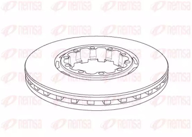 Тормозной диск REMSA NCA1153.20