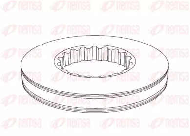 Тормозной диск REMSA NCA1161.10