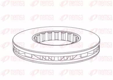 Тормозной диск REMSA NCA1161.20