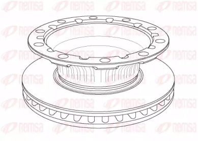 Тормозной диск REMSA NCA1171.20
