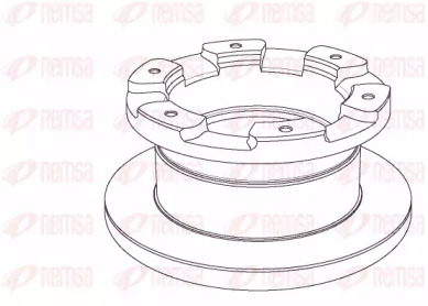Тормозной диск REMSA NCA1181.10