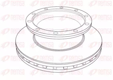 Тормозной диск REMSA NCA1189.20