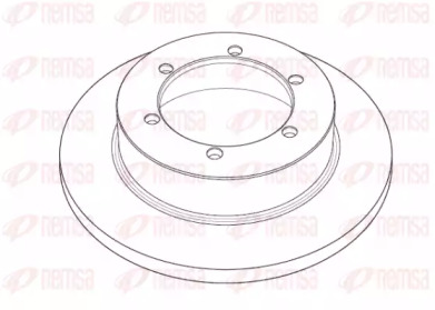 Тормозной диск REMSA NCA1191.10