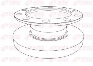 Тормозной диск REMSA NCA1192.10