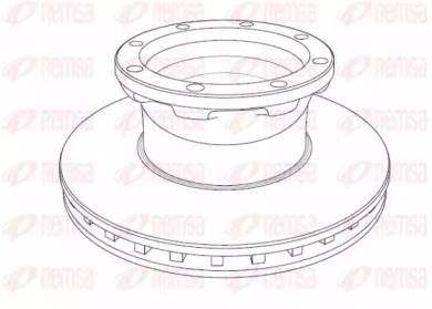Тормозной диск REMSA NCA1195.20