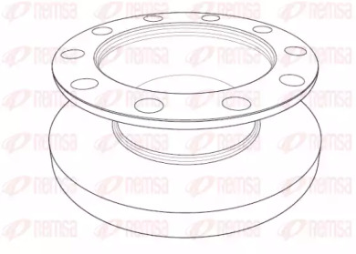 Тормозной диск REMSA NCA1198.10