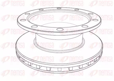Тормозной диск REMSA NCA1199.20