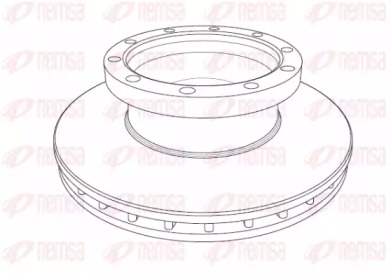 Тормозной диск REMSA NCA1201.20