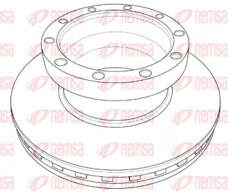 Тормозной диск REMSA NCA1211.20